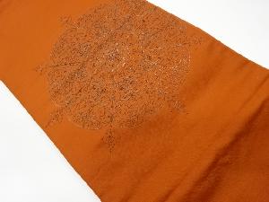リサイクル　華紋模様刺繍袋帯